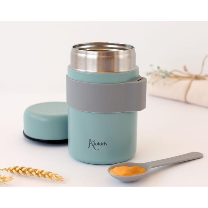 Termo Papillero De Acero Inoxidable 500 mL Con Cuchara Sage 1 Termo Papillero De Acero Inoxidable 500 mL Con Cuchara Sage 1