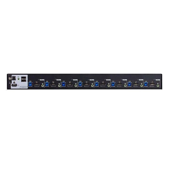 Aten CS18208 Conmutador KVM de 8 Puertos para 8 PCs HDMI 4K Ultra HD con Hub USB 3.1 y Kit de Montaje en Rack 1