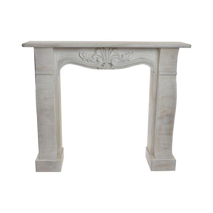 Frontal Chimenea Cottage DKD Home Decor Blanco 26.5 x 105 x 123 cm 1