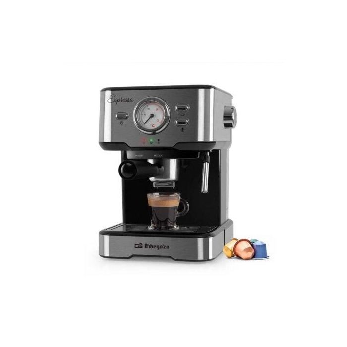 Cafetera Expreso Orbegozo EX 5500/ 1100W/ 20 Bares Cafetera Expreso Orbegozo EX 5500/ 1100W/ 20 Bares