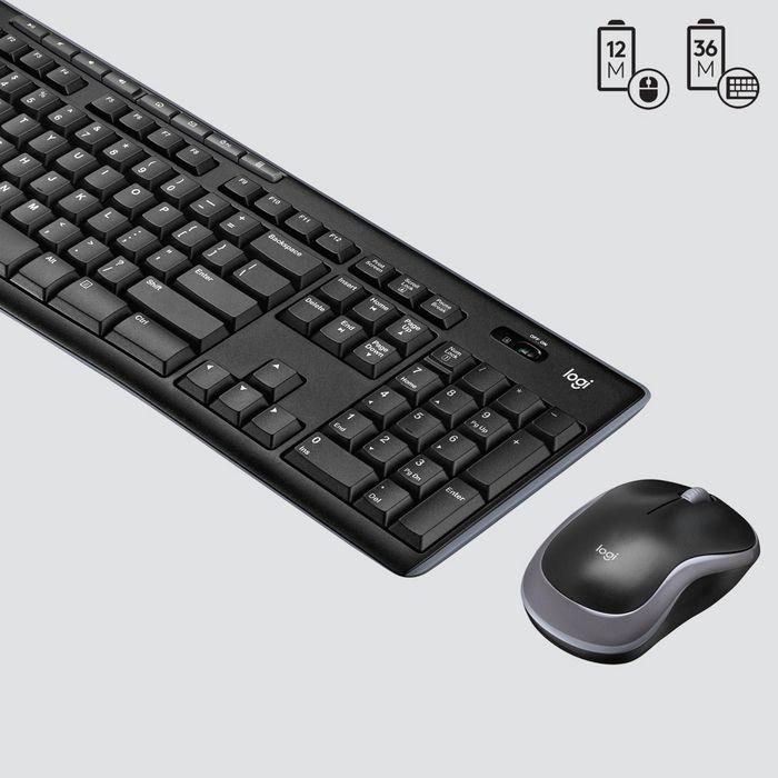 Logitech MK270 Combo Teclado y Ratón Inalámbrico Silencioso, Cubierta Resistente a Líquidos, Ratón Óptico Ergonómico para Escuela/Oficina 4