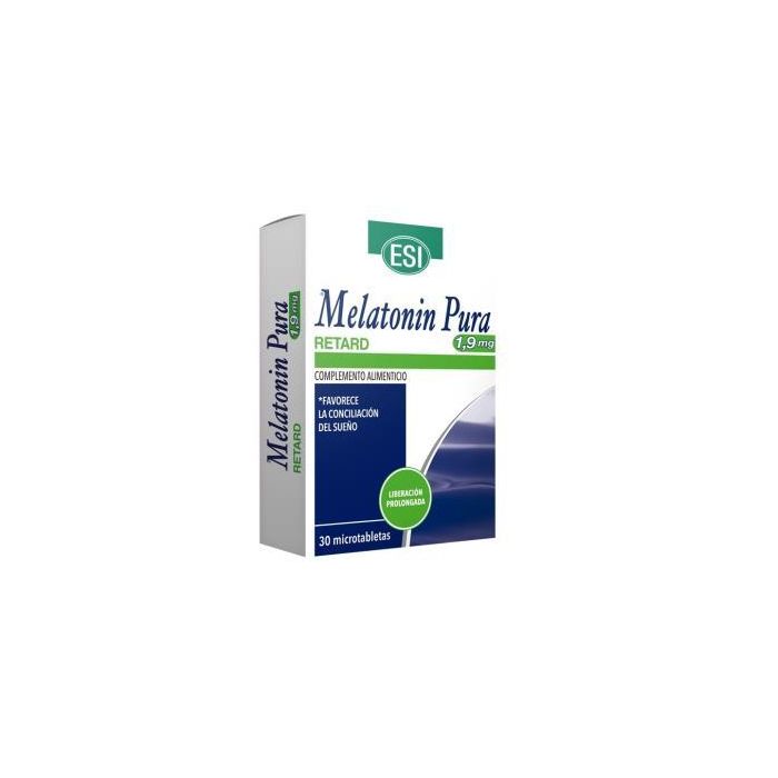 TREPATDIET-ESI Pura Melatonina Retard 1,9 mg - 30 Microtabletas para Conciliar el Sueño
