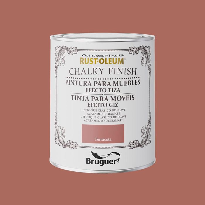 Rust-oleum chalky finish muebles terracota 0,750l 5733893 bruguer