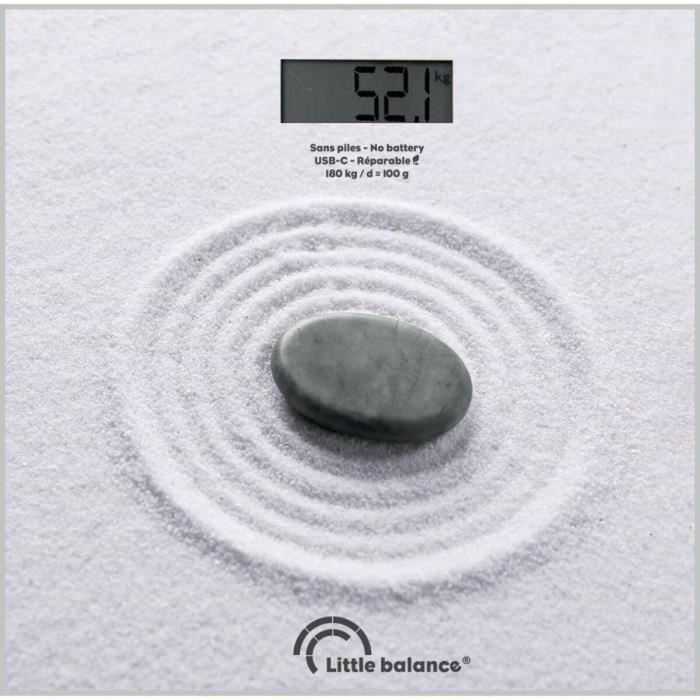 Little Balance LIT3760240788416 Báscula Personal USB-C Zen 2 Little Balance LIT3760240788416 Báscula Personal USB-C Zen 2
