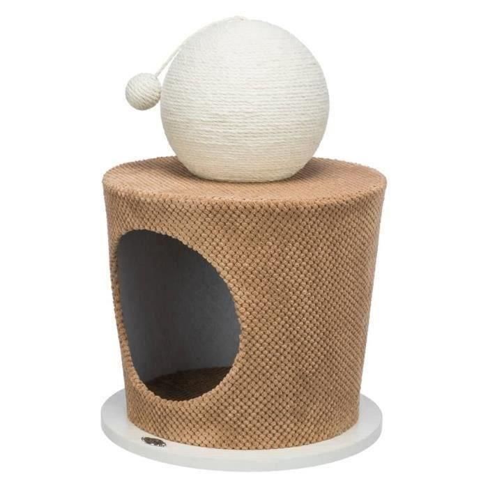 TRIXIE refugio acogedor - Con bola rascadora - ø 36 × 50 cm - Taupe 1 TRIXIE refugio acogedor - Con bola rascadora - ø 36 × 50 cm - Taupe 1