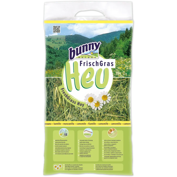 Bunny Nature Heno Fresco Manzanilla 500 gr