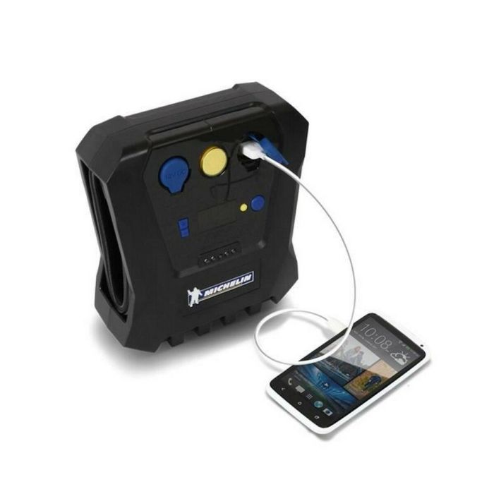 Michelin Compresor Digital Programable 12V 7 bar con USB LED y Manómetro Digital 1 Michelin Compresor Digital Programable 12V 7 bar con USB LED y Manómetro Digital 1