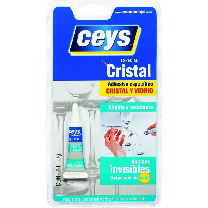 CEYS 501031 Adhesivo Cristalceys para Cristal 3 gramos