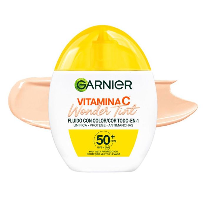 Garnier Vitamin C Wonder Tint Fluido con Color SPF50+ #Claro 40 ml 1