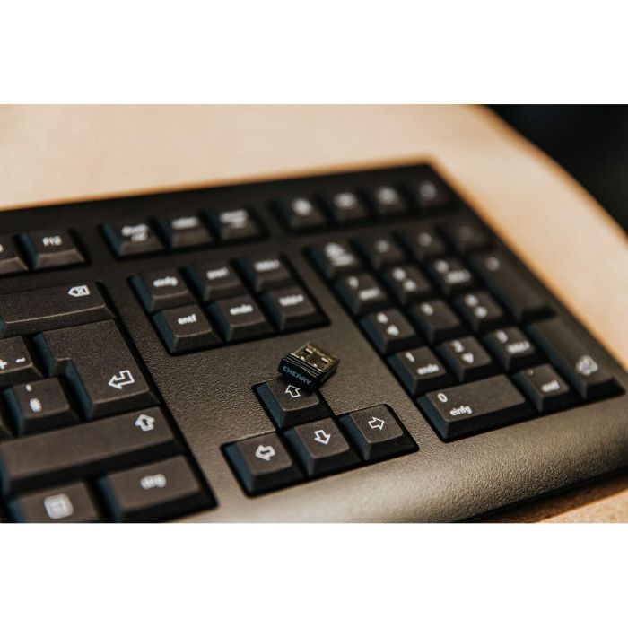 Cherry KW 3000 Teclado Inalámbrico Completo QWERTY Español Negro con Teclado Numérico y Reposamuñecas 2 Cherry KW 3000 Teclado Inalámbrico Completo QWERTY Español Negro con Teclado Numérico y Reposamuñecas 2