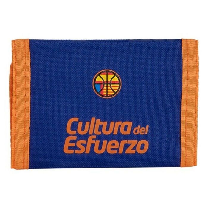 Safta Billetera con cabecera Valencia Basket 12,5x9,5cm Azul y Naranja 0 Safta Billetera con cabecera Valencia Basket 12,5x9,5cm Azul y Naranja 0