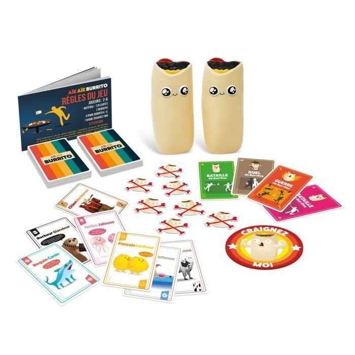 Asmodee - AIE AIE Burrito - Edad: 7+ - Número de jugadores: 2-6 4 Asmodee - AIE AIE Burrito - Edad: 7+ - Número de jugadores: 2-6 4