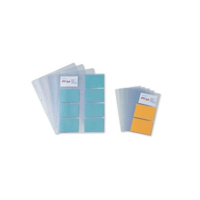 Funda Para Tarjetas Pardo Pvc 150Μ 4º 3 Dptos. 4 Tal. Paquete De 10