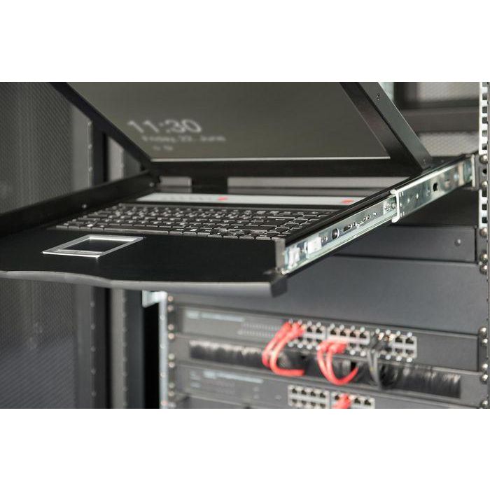Digitus Modularized 43,2cm (17") TFT console with 16 port KVM, ES keyboard, RAL 9005 black 3 Digitus Modularized 43,2cm (17") TFT console with 16 port KVM, ES keyboard, RAL 9005 black 3