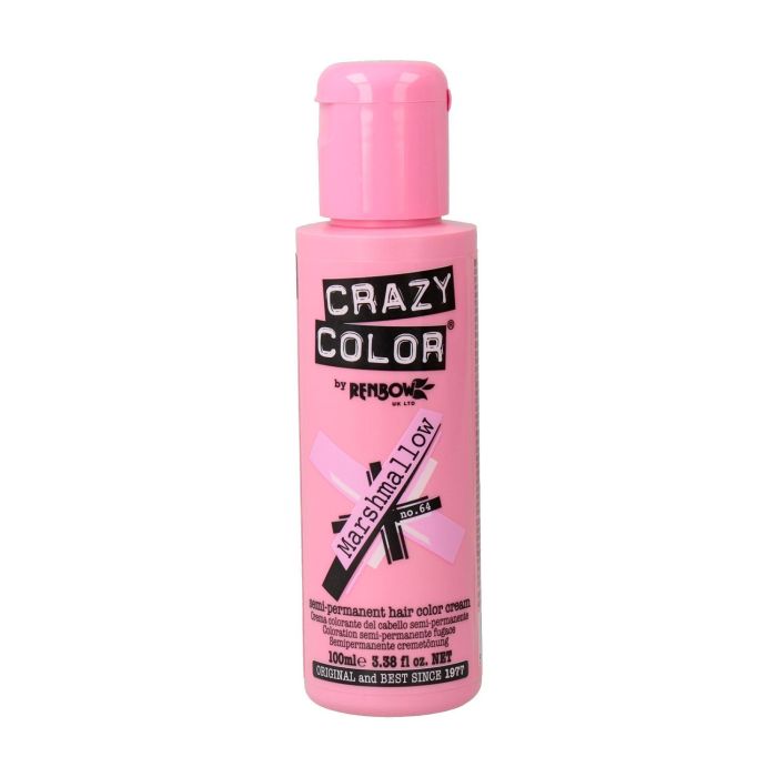 Crazy Color Tinte Semi-Permanente 64 Marshmallow 100 Ml para Cabello Decolorado