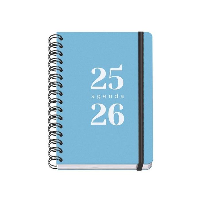 Dohe Agenda Escolar Grammar A5 Espiral Doble Dp Tapa Pp Azul 2025-2026