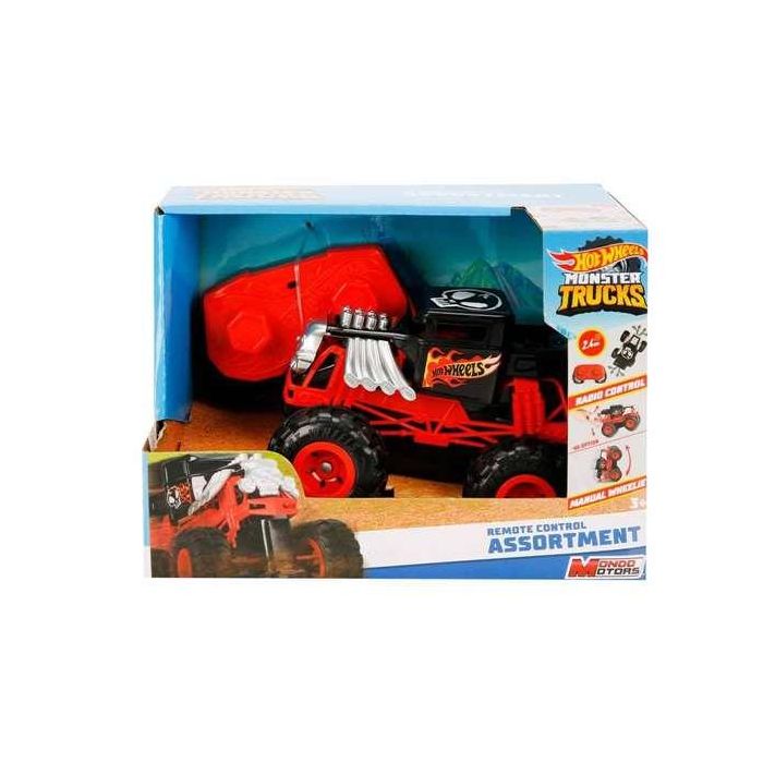 Hot Wheels Coche Radio Control Mini Monster Truck Escala 1:28 14,5x9,2x9 cm Juguete Niños 3+ Años Modelos Surtidos 7