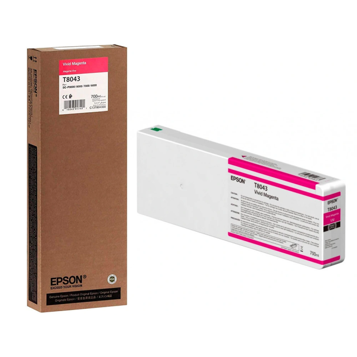 Epson Surecolor SC-P Cartucho Tinta Vivid Magenta Ultrachrome HDX 700ml C13T804300 5