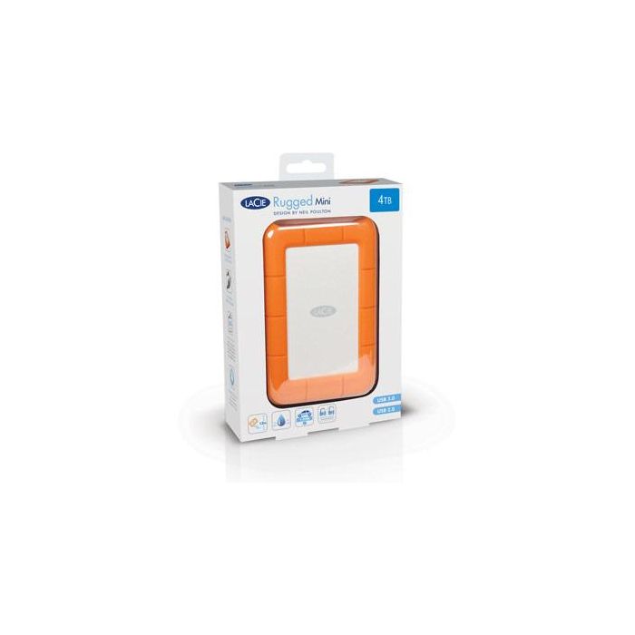 Disco Duro Externo LaCie LAC9000298 Naranja 1 Disco Duro Externo LaCie LAC9000298 Naranja 1