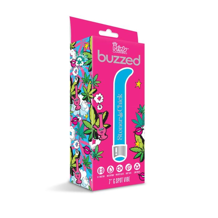 Vibrador Punto G NS Novelties Prints Charming Azul 2 Vibrador Punto G NS Novelties Prints Charming Azul 2