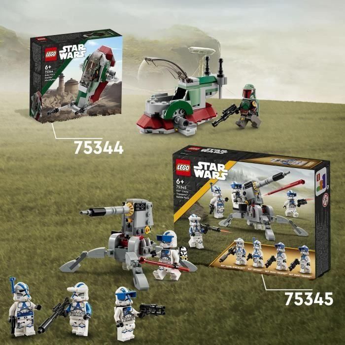 Lego Star Wars Pack de Combate Soldados Clon de la 501 - Juego de Construcción con 119 Piezas para Niños de 6+ Años 4