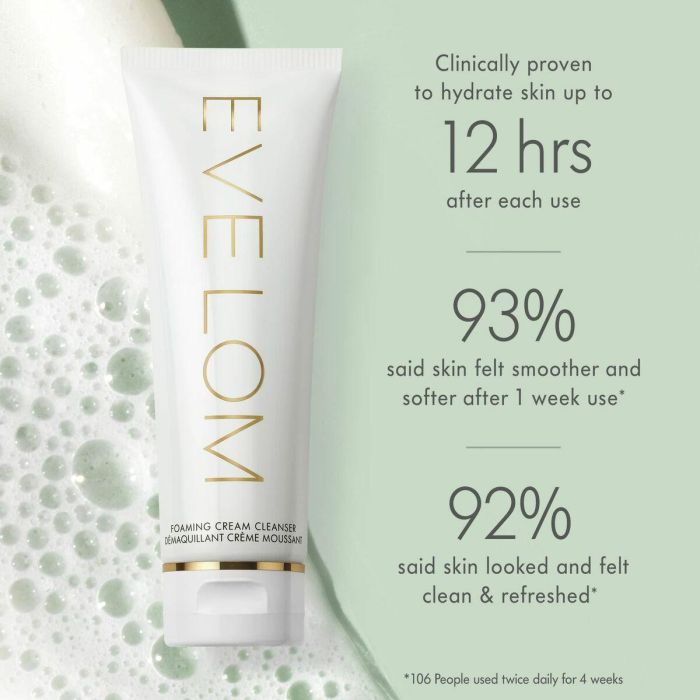 Eve Lom CLEANSE Crema Limpiadora Espumosa Desmaquillante Limpiador Facial Profundo Hidratante Todo Tipo Pieles Sin Parabenos Sulfatos 120 ml 1 Eve Lom CLEANSE Crema Limpiadora Espumosa Desmaquillante Limpiador Facial Profundo Hidratante Todo Tipo Pieles Sin Parabenos Sulfatos 120 ml 1