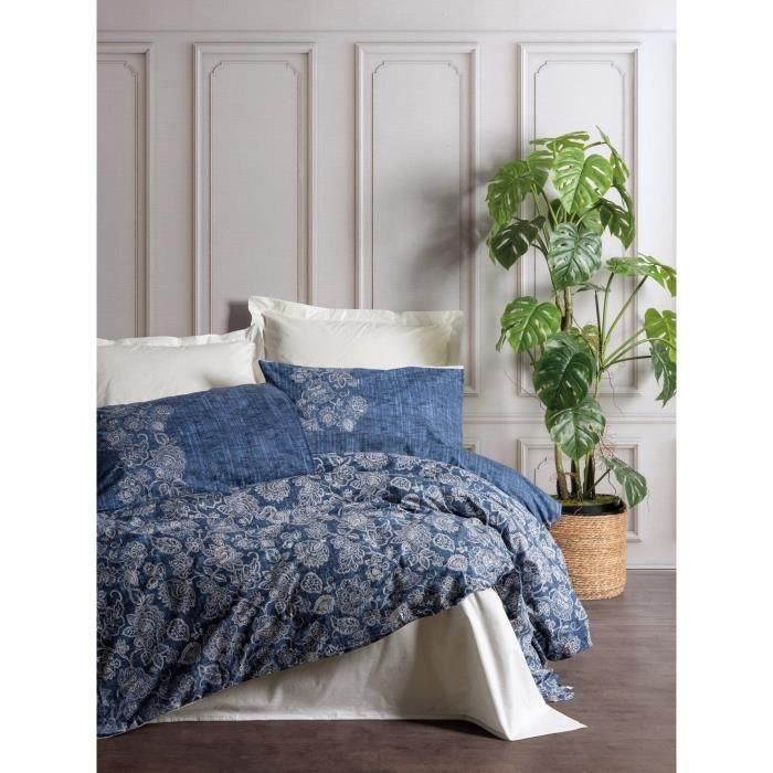 Juego de Cama Completo de Algodón 100% Azul - Incluye Funda Nórdica 220x240 cm y 2 Fundas de Almohada 60x60 cm - ASI8684282419594 Juego de Cama Completo de Algodón 100% Azul - Incluye Funda Nórdica 220x240 cm y 2 Fundas de Almohada 60x60 cm - ASI8684282419594