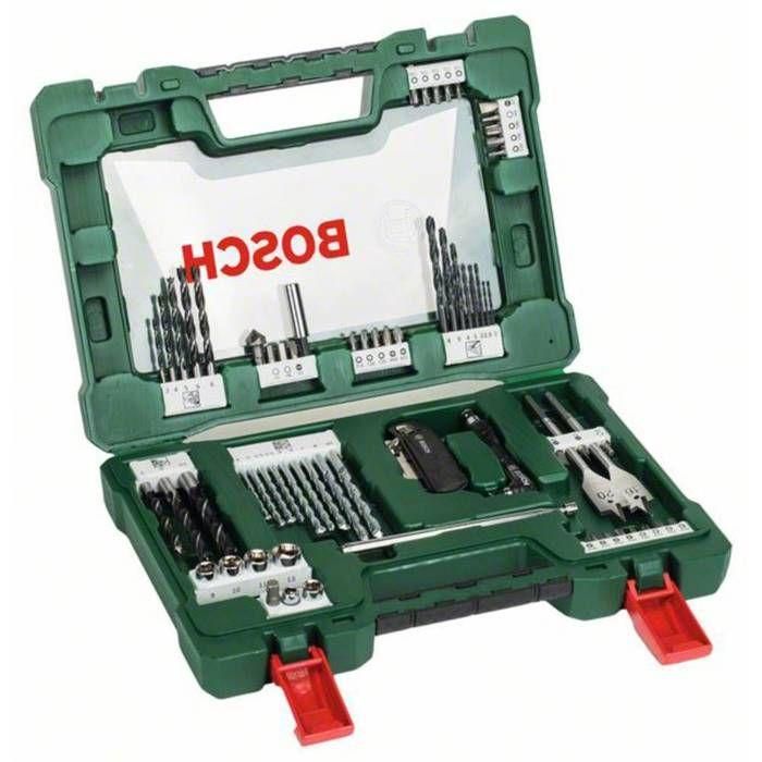Bosch Accessories Caja V-Line 68 piezas para Taladrar y Atornillar con Brocas HSS-R, Madera, Puntas de Destornillador y Engranaje Angular 0 Bosch Accessories Caja V-Line 68 piezas para Taladrar y Atornillar con Brocas HSS-R, Madera, Puntas de Destornillador y Engranaje Angular 0