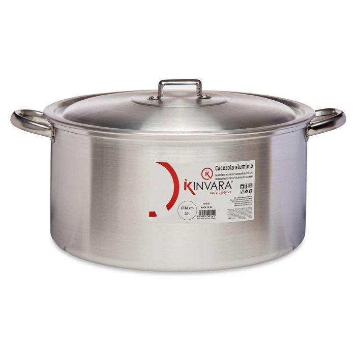 Cacerola Plateado Aluminio 20 L 1 Cacerola Plateado Aluminio 20 L 1