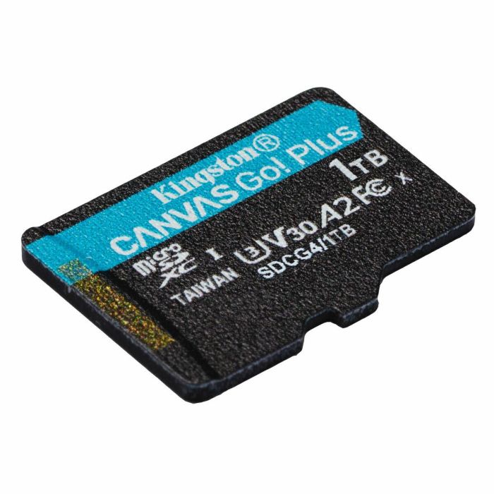 Kingston Tarjeta microSDXC Canvas Go Plus 1TB SDCG4/1TB, 200MB/s, A2 U3 V30, para juegos móviles, drones y cámaras deportivas, con adaptador 2 Kingston Tarjeta microSDXC Canvas Go Plus 1TB SDCG4/1TB, 200MB/s, A2 U3 V30, para juegos móviles, drones y cámaras deportivas, con adaptador 2