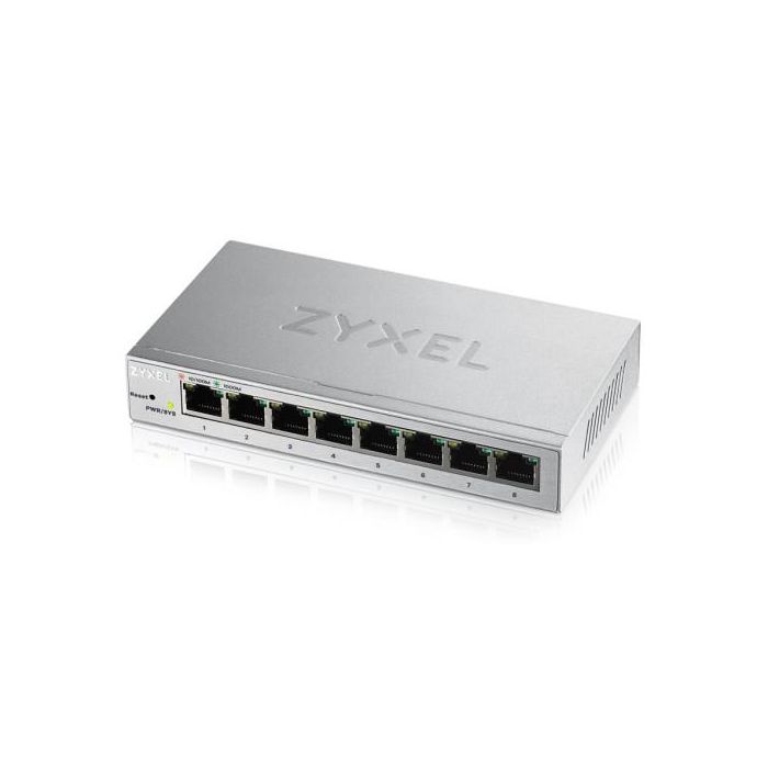 Zyxel GS1200-8 Switch 8 Puertos Gestionable Gigabit, VLAN, QoS, IEEE 802.3az EEE