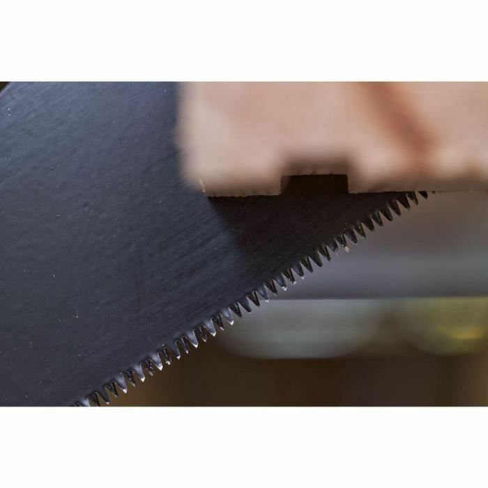 Stanley Sierra de Mano JetCut 450mm con Dientes Tratamiento Duro Point 2x para Mejor Penetración y Longevidad Hoja Acero Sueco 0.85mm 4 Stanley Sierra de Mano JetCut 450mm con Dientes Tratamiento Duro Point 2x para Mejor Penetración y Longevidad Hoja Acero Sueco 0.85mm 4