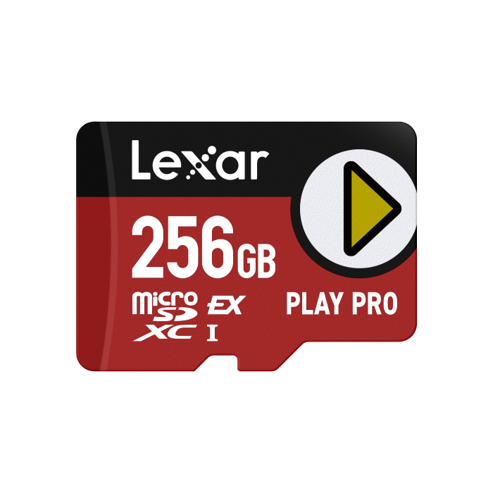 Lexar Tarjeta de memoria PLAY PRO microSDXC Express 256 GB AAASO06286 Velocidad de lectura hasta 900 MB/s