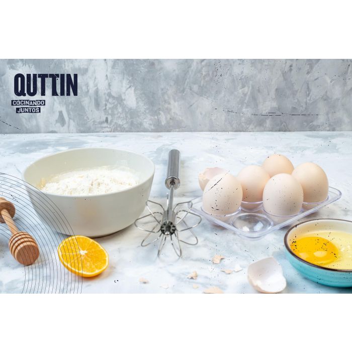 Batidora Manual Acero 30Cm Quttin (24 Unidades) 6 Batidora Manual Acero 30Cm Quttin (24 Unidades) 6