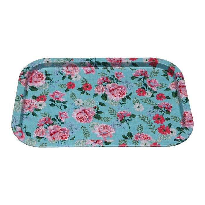 Bandeja Versa Azul Flores 23 X 1,5 X 34 CM 1 Bandeja Versa Azul Flores 23 X 1,5 X 34 CM 1