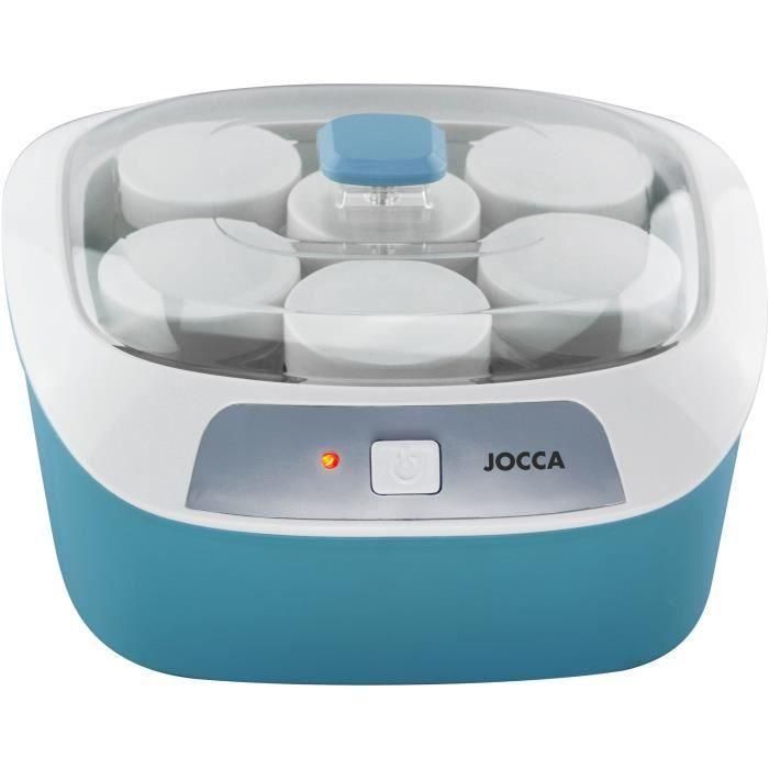 Yogurtera - JOCCA - 1575 - 6 tarrinas - Azul y blanco Yogurtera - JOCCA - 1575 - 6 tarrinas - Azul y blanco