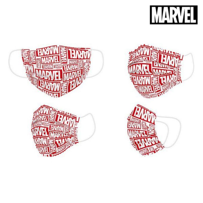 Mascarilla Higiénica Marvel Infantil Rojo Mascarilla Higiénica Marvel Infantil Rojo