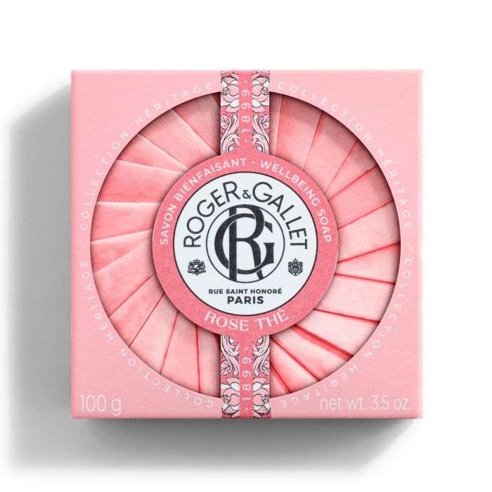 Roger & Gallet 3969B ROSE THÉ Jabón de Bienestar Perfumado con Rosa Damascena y Bergamota para Piel Suave 100g 0 Roger & Gallet 3969B ROSE THÉ Jabón de Bienestar Perfumado con Rosa Damascena y Bergamota para Piel Suave 100g 0