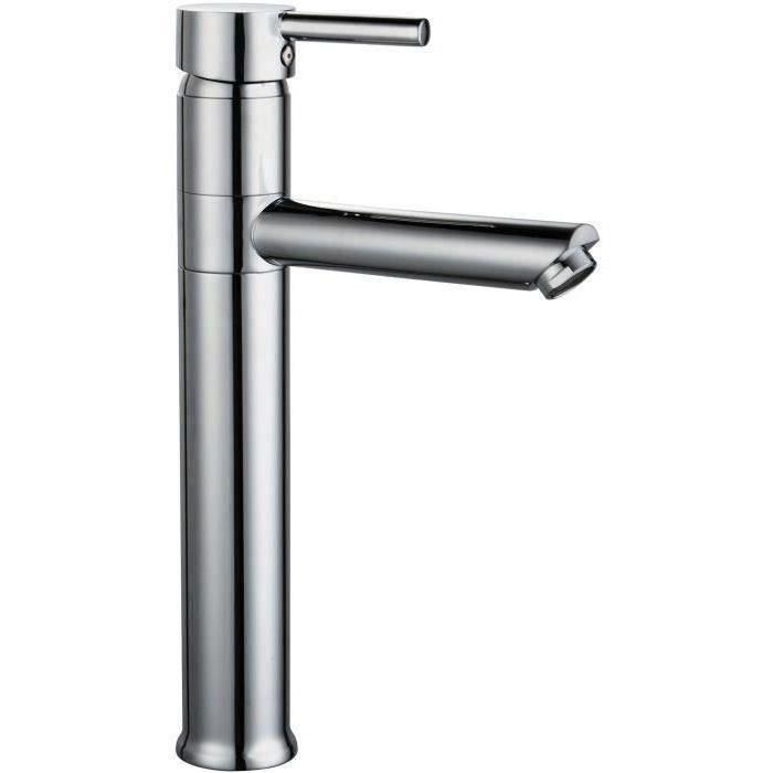 Mezclador de lavabo alto - ROUSSEAU - DOVER - Eco-stop - Cromo