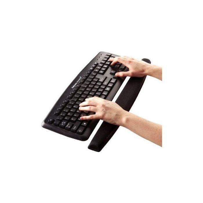 Fellowes Reposamuñecas Para Teclado Espuma Memory Foam Negro - Confort Ergonómico, Compatible con Todos los Ratones 1 Fellowes Reposamuñecas Para Teclado Espuma Memory Foam Negro - Confort Ergonómico, Compatible con Todos los Ratones 1