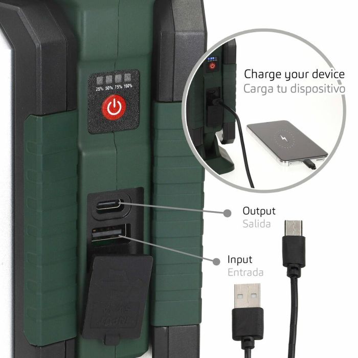 Farol para Jardín Aktive Plástico 4 Farol para Jardín Aktive Plástico 4