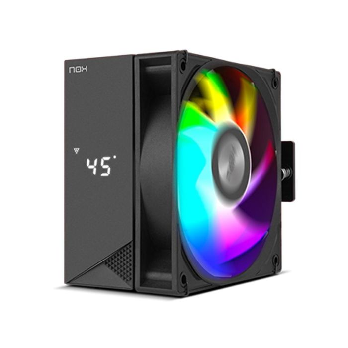 Nox Hummer H-500 CPU Cooler Digital ARGB 12cm PWM con pantalla de control de temperatura y 245W TDP 3