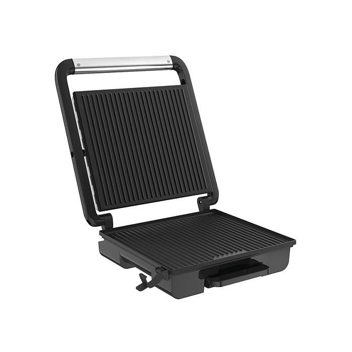 Tefal Tischgrill Inicio GC242D12, Grill de Mesa Negro y Acero Inoxidable, 740 cm², 2000W, Tapa con Bisagra 4