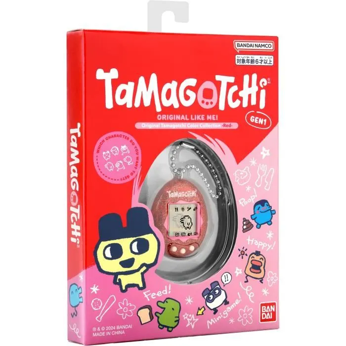 Bandai Tamagotchi Original Colección de Colores 46006 - Rojo 5