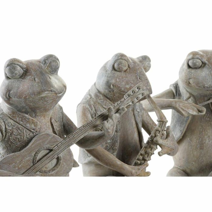 Figura Shabby DKD Home Decor Marron 19.5 x 22.5 x 23 cm (3 Unidades) 2 Figura Shabby DKD Home Decor Marron 19.5 x 22.5 x 23 cm (3 Unidades) 2