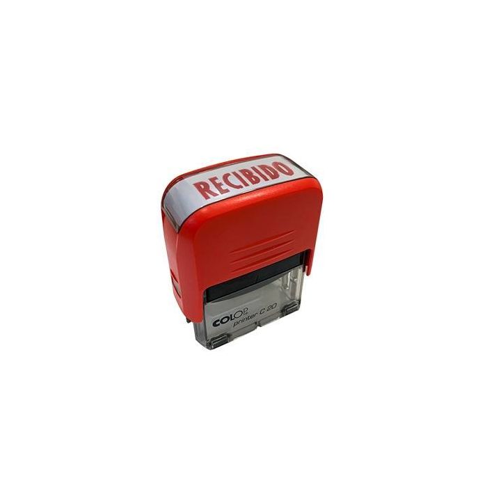 Colop Sello Printer C20 Formula " Recibido " Almohadilla E-20 14x38 mm Rojo Colop Sello Printer C20 Formula " Recibido " Almohadilla E-20 14x38 mm Rojo