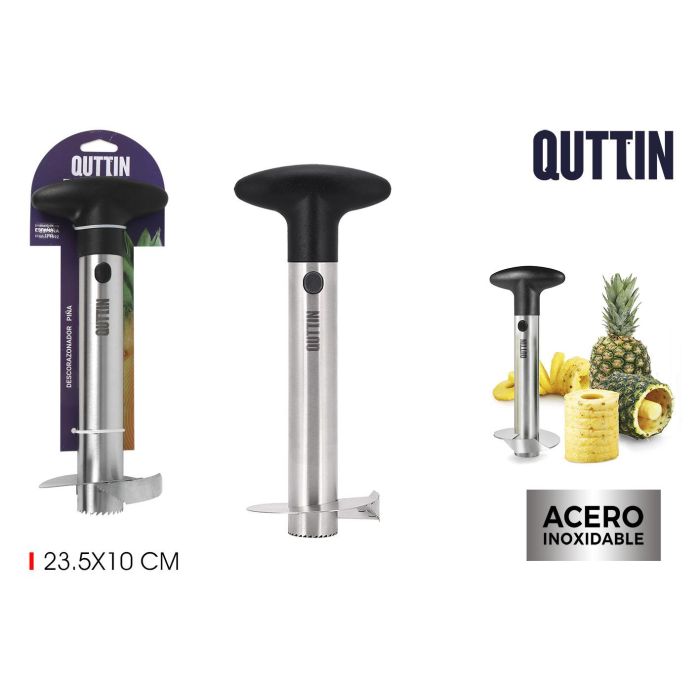 Quttin Descorazonador de Piña - 9.6 cm Ancho x 8.4 cm Alto x 25.4 cm Largo (24 Unidades) 0 Quttin Descorazonador de Piña - 9.6 cm Ancho x 8.4 cm Alto x 25.4 cm Largo (24 Unidades) 0