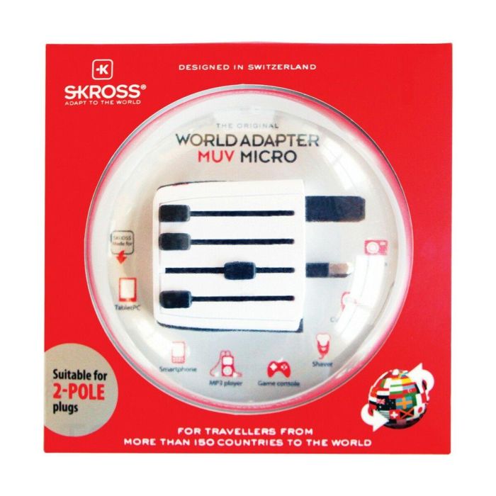 Adaptador de Enchufe Universal de Viaje Skross 1302180 1 Adaptador de Enchufe Universal de Viaje Skross 1302180 1
