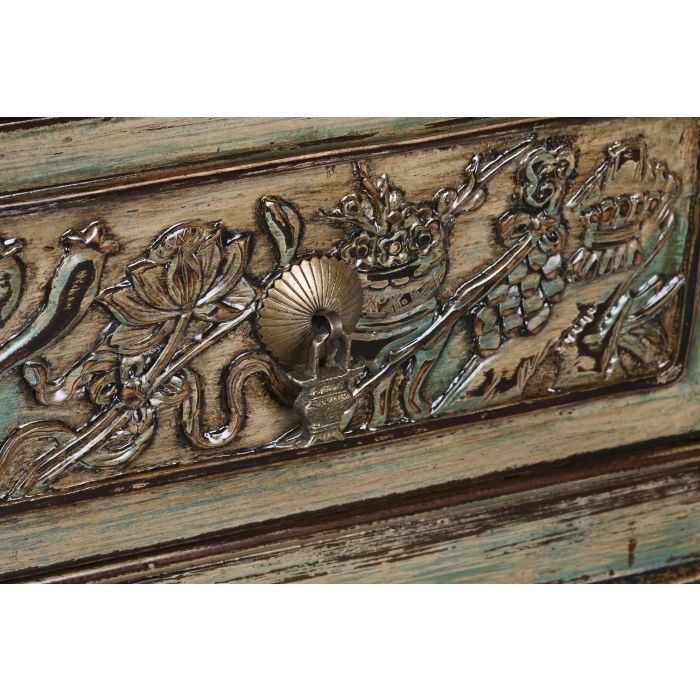 DKD Home Decor Descalzadora Oriental Olmo Multicolor 43 x 58 x 179 cm