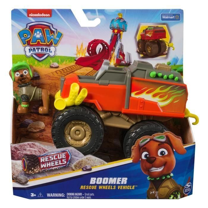 VEHÍCULO SPIN MASTER + RUEDAS DE RESCATE FIGURA BOOMER Patrulla Canina 1 VEHÍCULO SPIN MASTER + RUEDAS DE RESCATE FIGURA BOOMER Patrulla Canina 1